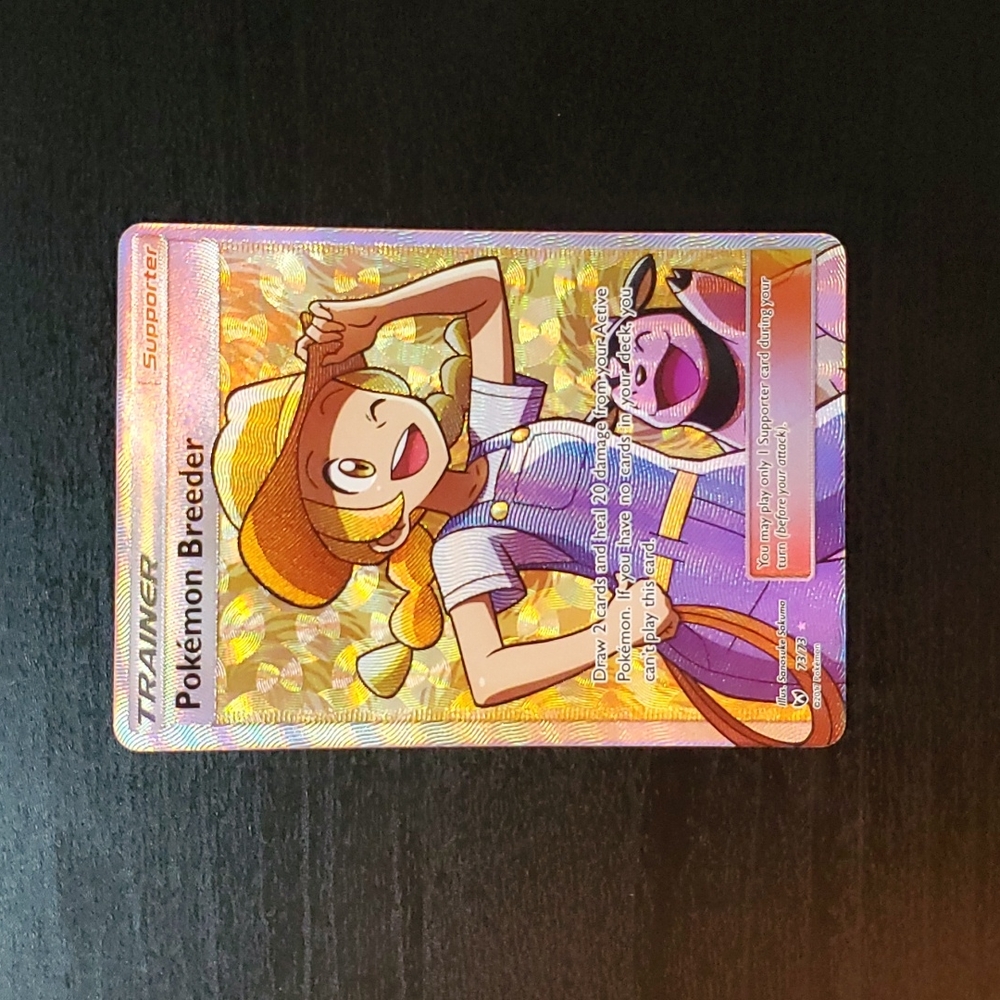 Pokemon Breeder 73/73 Shining Legends (NM)!